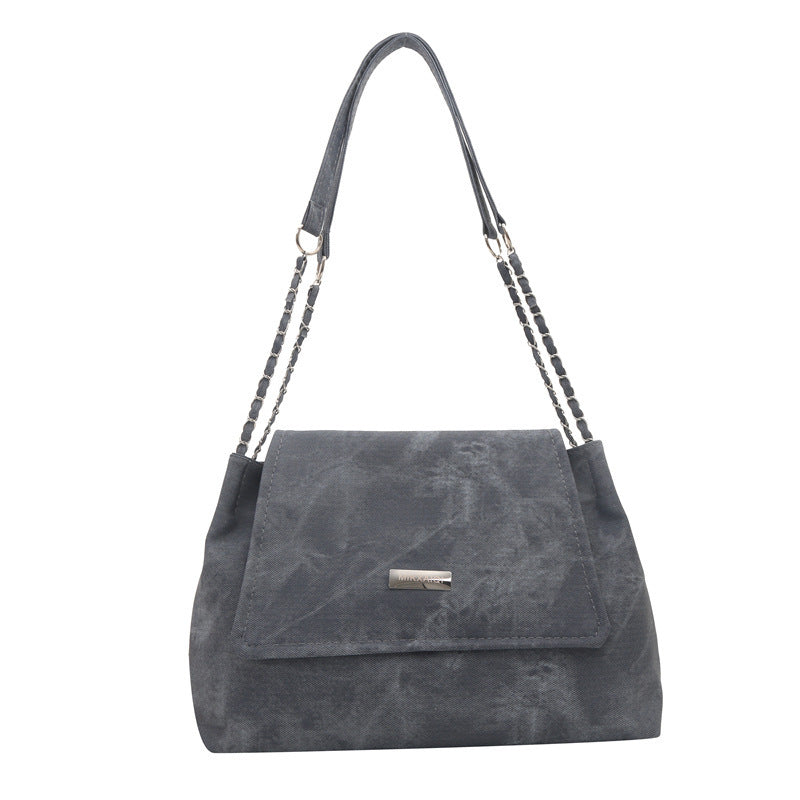 Women's Large Capacity Stylish PU Chain Crossbody Bag 28.5x20x9cm