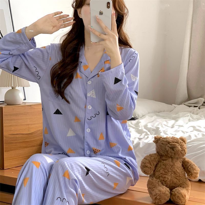 Ensemble de vêtements d'intérieur décontracté pour femme avec imprimé ours de dessin animé