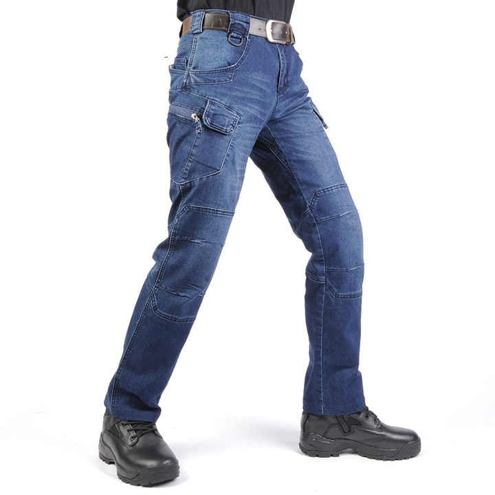 Men's Tactical Straight Slim Training Jeans