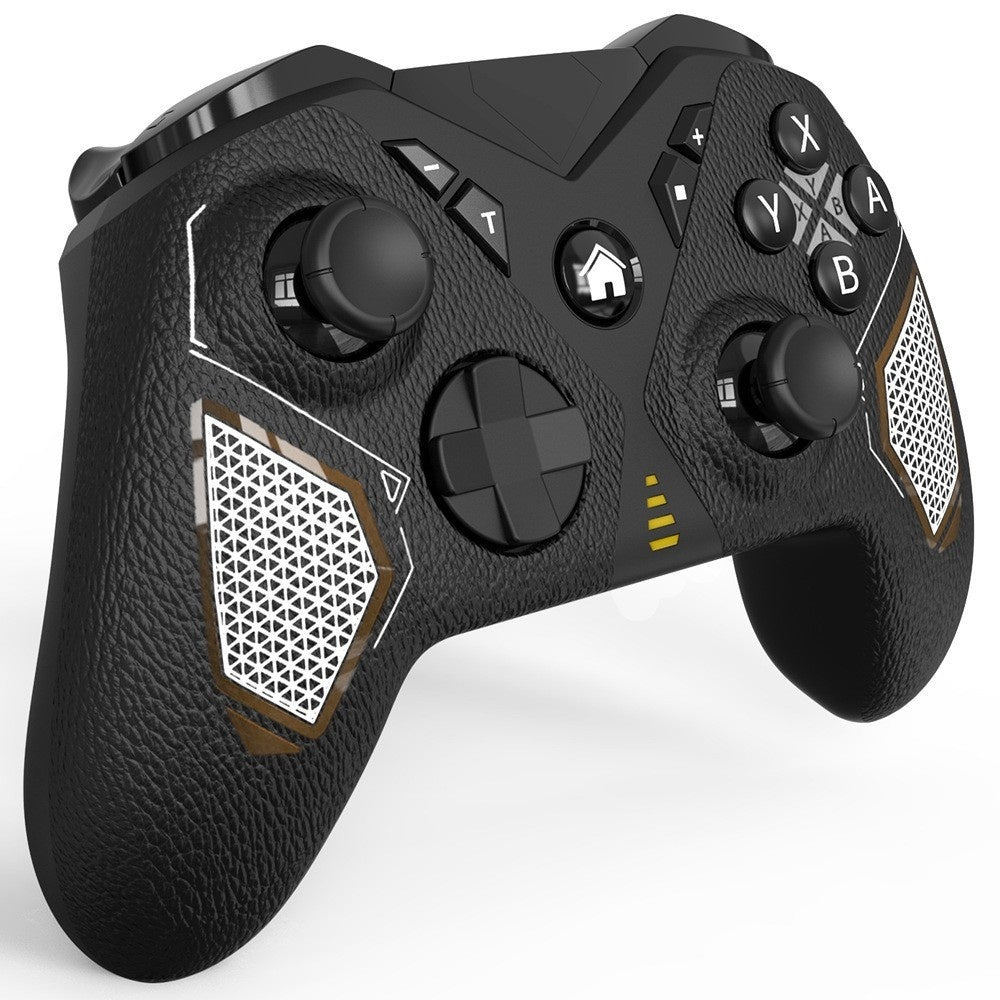 Wireless Game Controller with Leather Pattern and Type-C Interface
