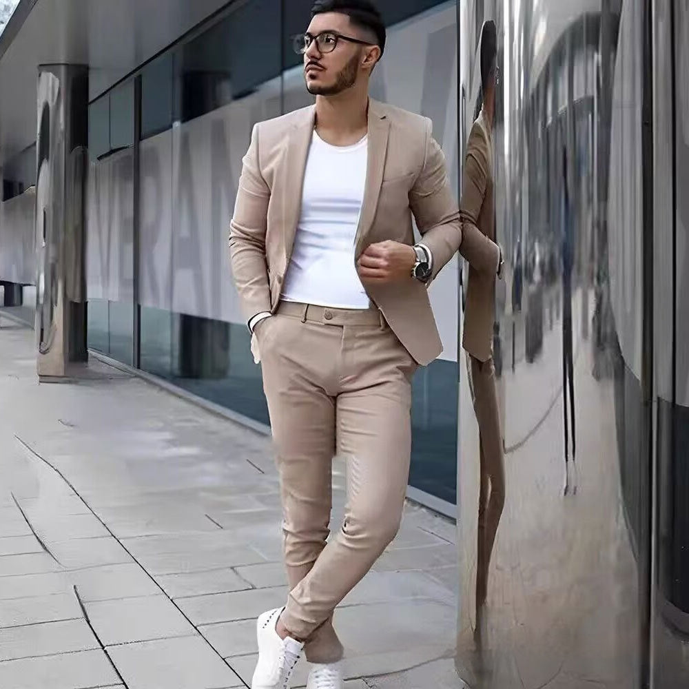 Costume décontracté personnalisé pour homme - Plusieurs couleurs et tailles