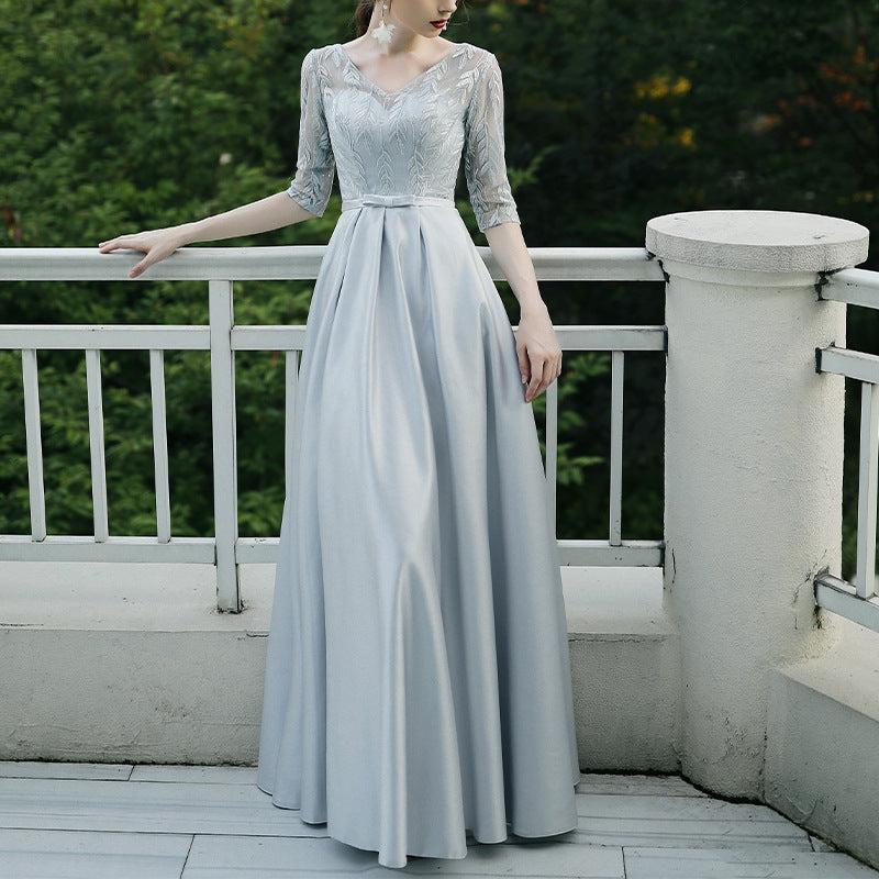 Elegant Sleeveless Banquet Evening Dress for Women in Multiple Colors and Sizes