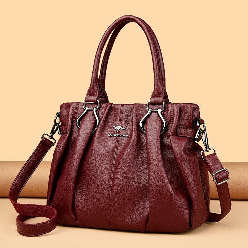 Fashion Soft PU Shoulder Messenger Bag for Women