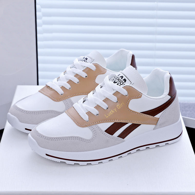 Women’s White Running Sports Shoes Lightweight PU Outsole EVA Midsole