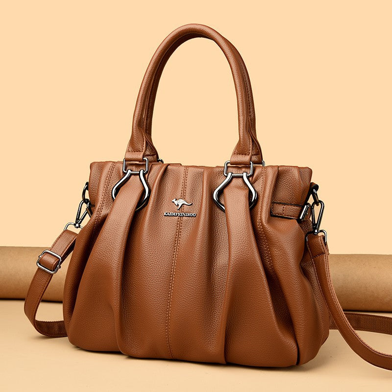 Fashion Soft PU Shoulder Messenger Bag for Women