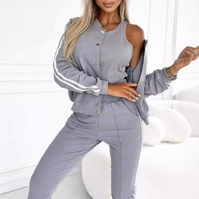 New Fashion Casual Three-piece Suit Women