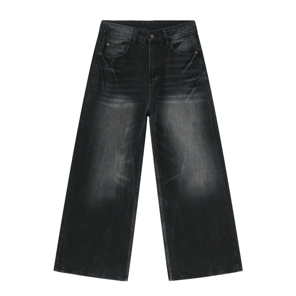 Men's Summer Loose Straight Cotton Jeans S-XL