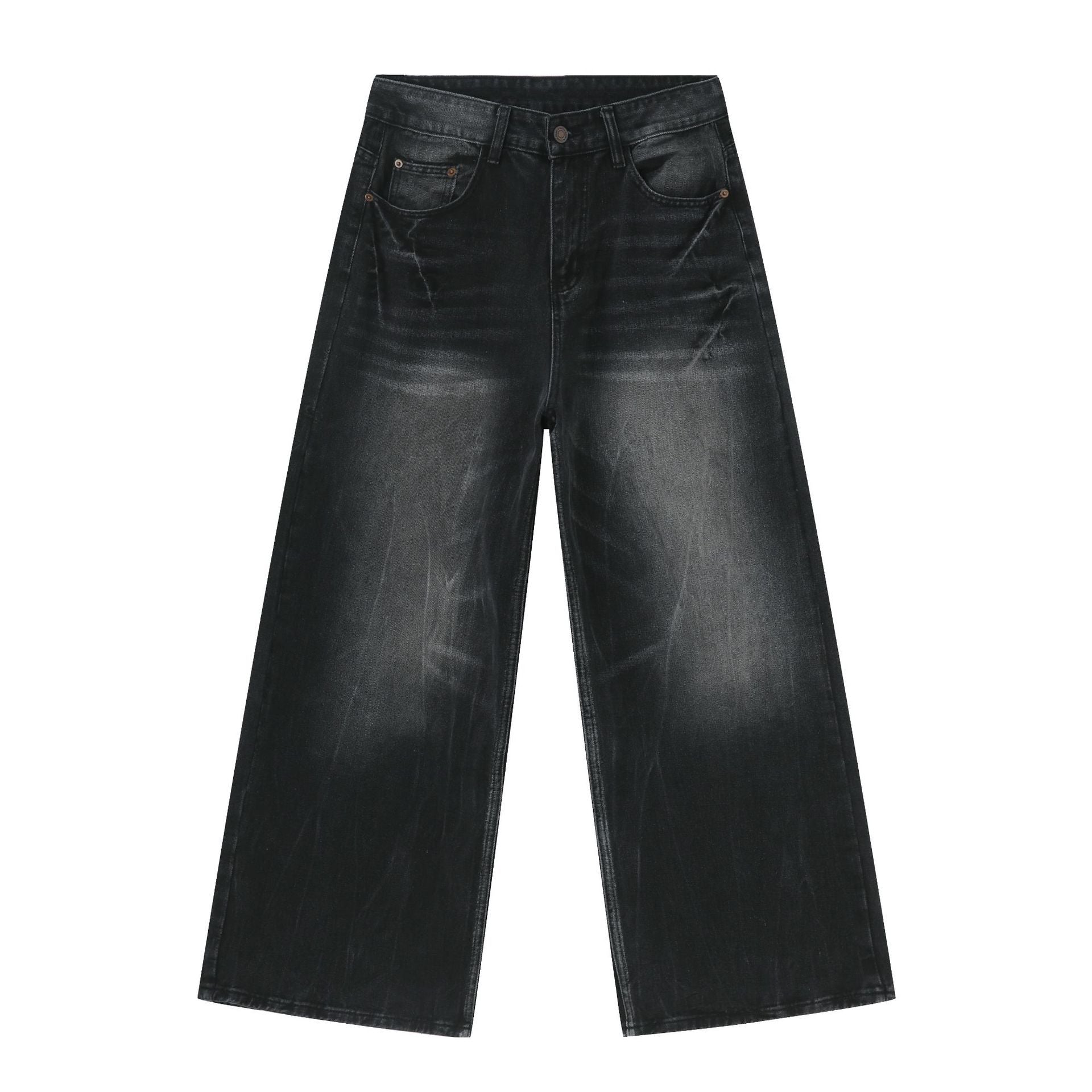 Men's Summer Loose Straight Cotton Jeans S-XL