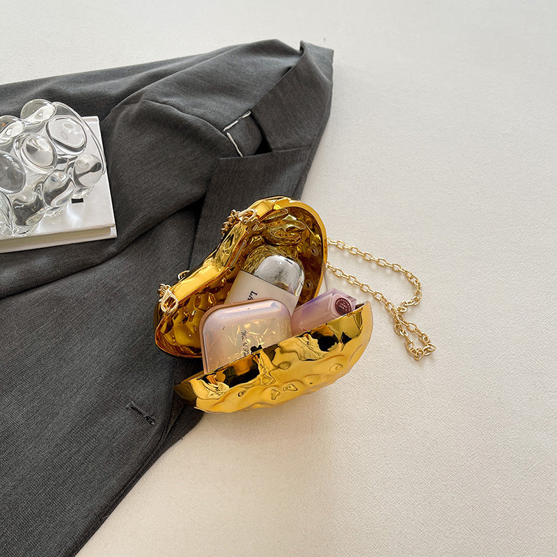 Shiny Heart-shaped Meteorite Acrylic Bag