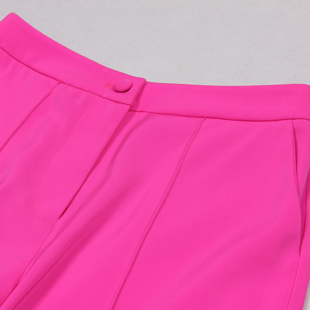 Ensemble tailleur chic décontracté pour femme : veste, corset et pantalon
