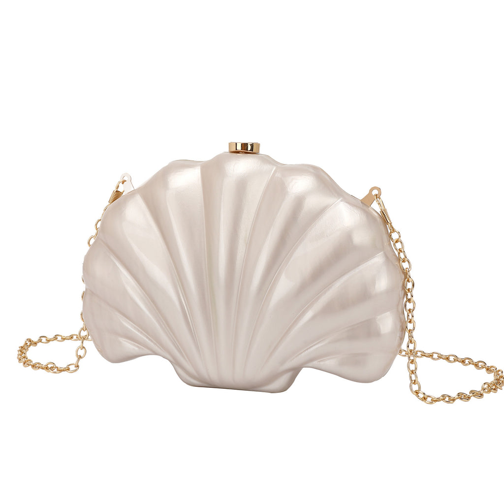 Sac bandoulière Shell en chaîne acrylique multicolore