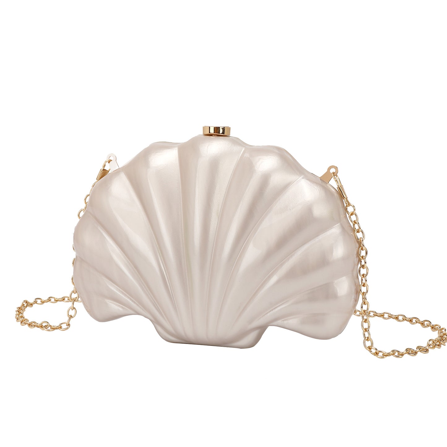 Shell Multicolor Chain Shoulder Messenger Bag