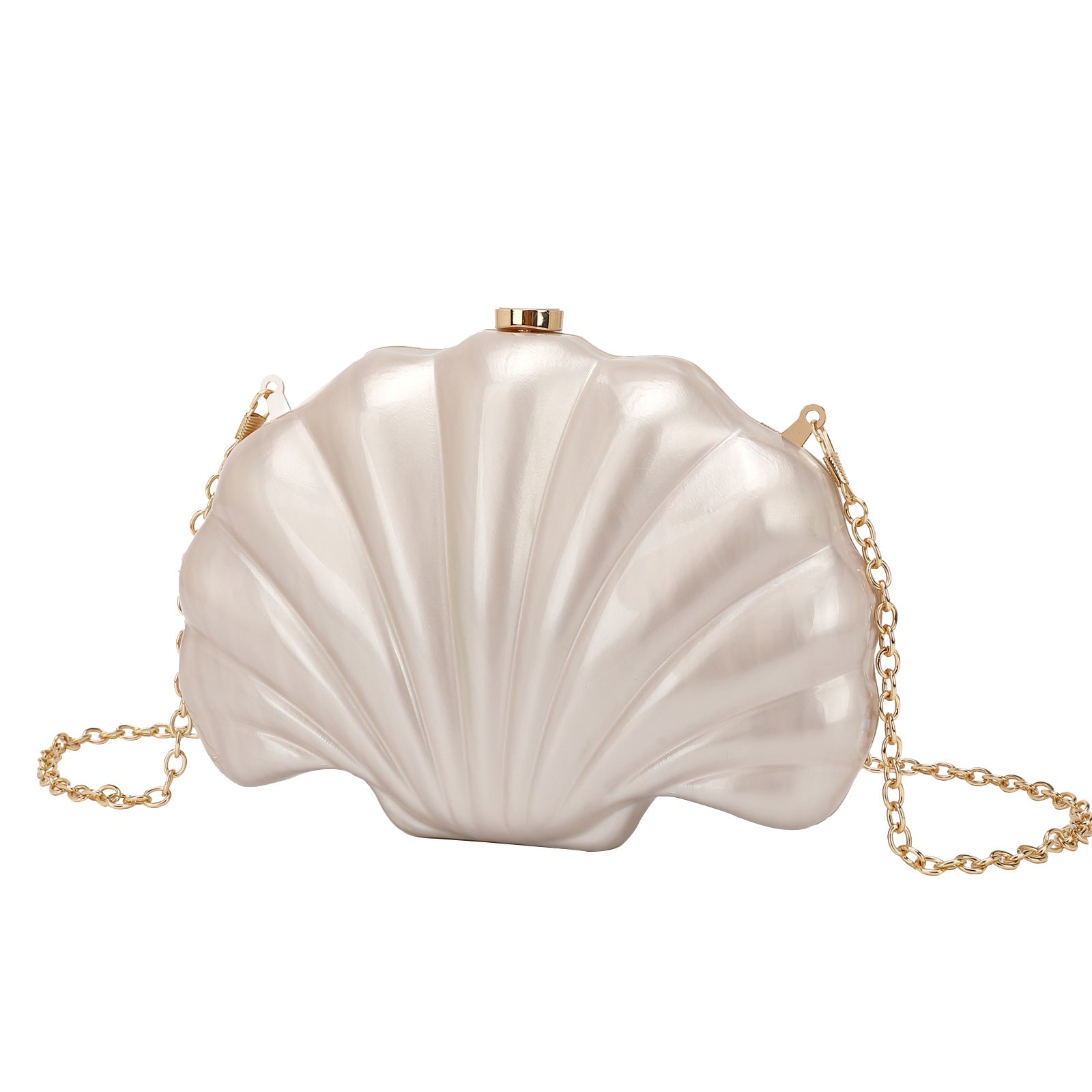 Sac bandoulière Shell en chaîne acrylique multicolore