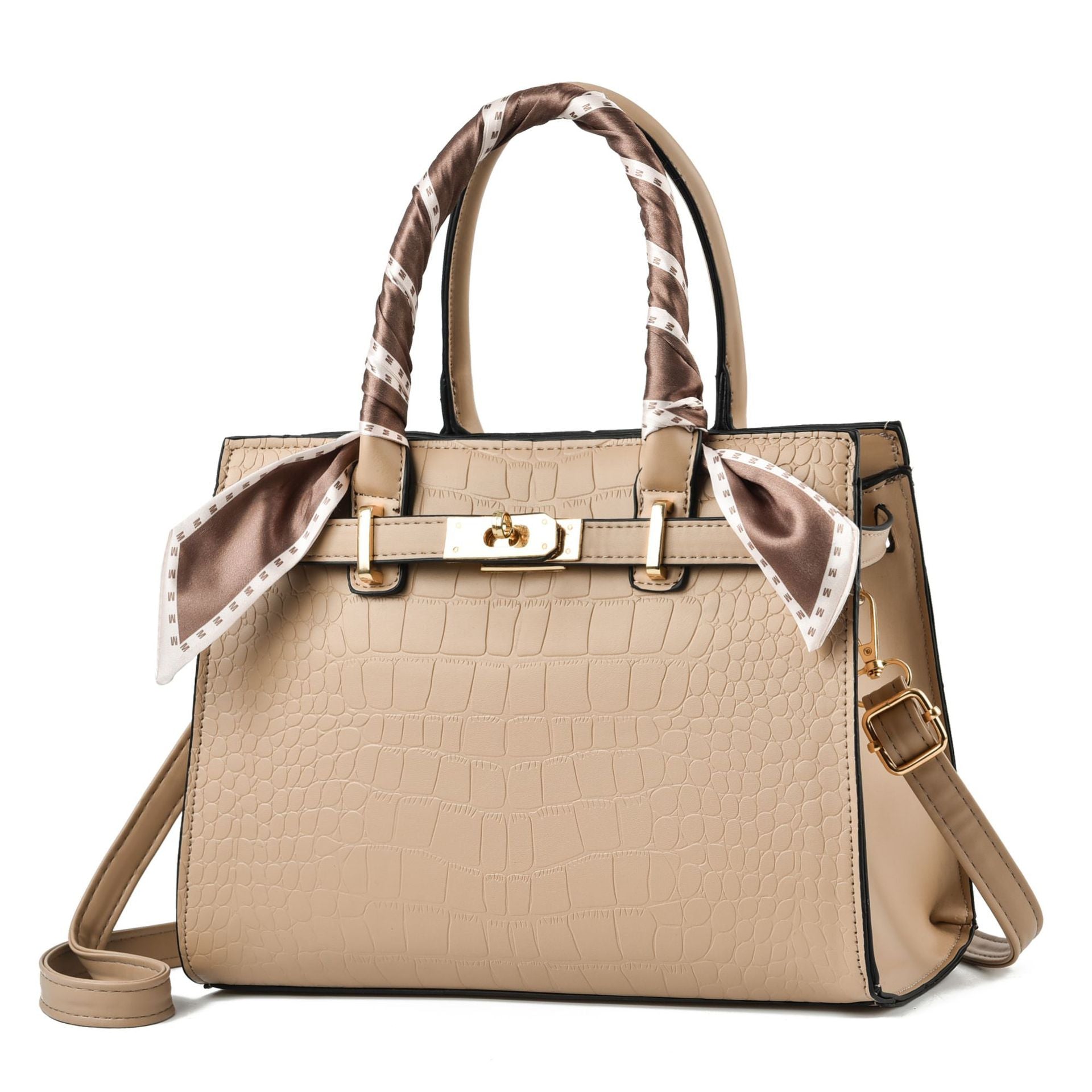 Fashion Women's Large Capacity Portable PU Shoulder Bag
