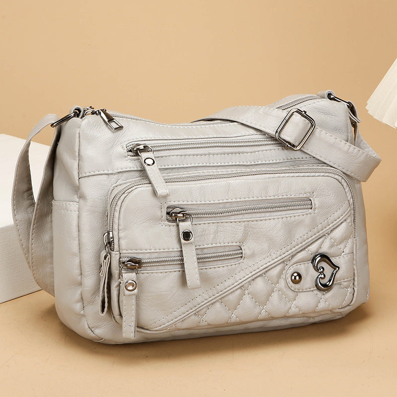 Casual Women's PU Shoulder Messenger Bag
