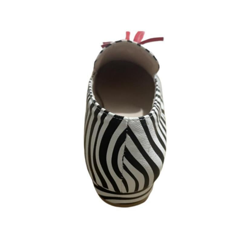 Plus Size Leopard Print Casual Loafers Flat Heel