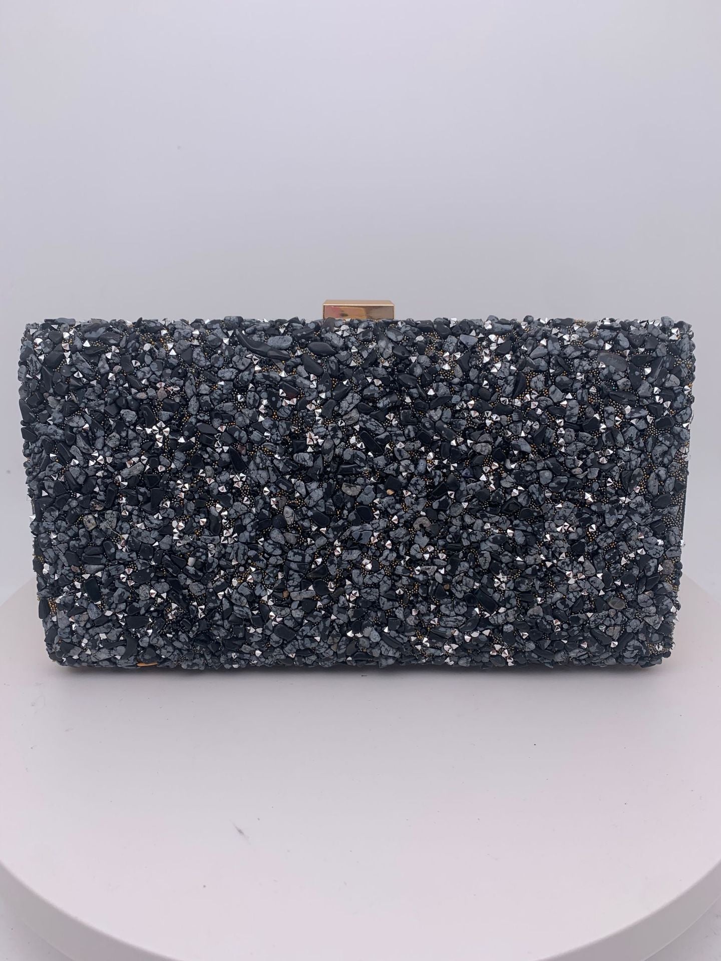 Housse de Transport de Robe de Soirée Diamantée pour Femme avec Cuir PU