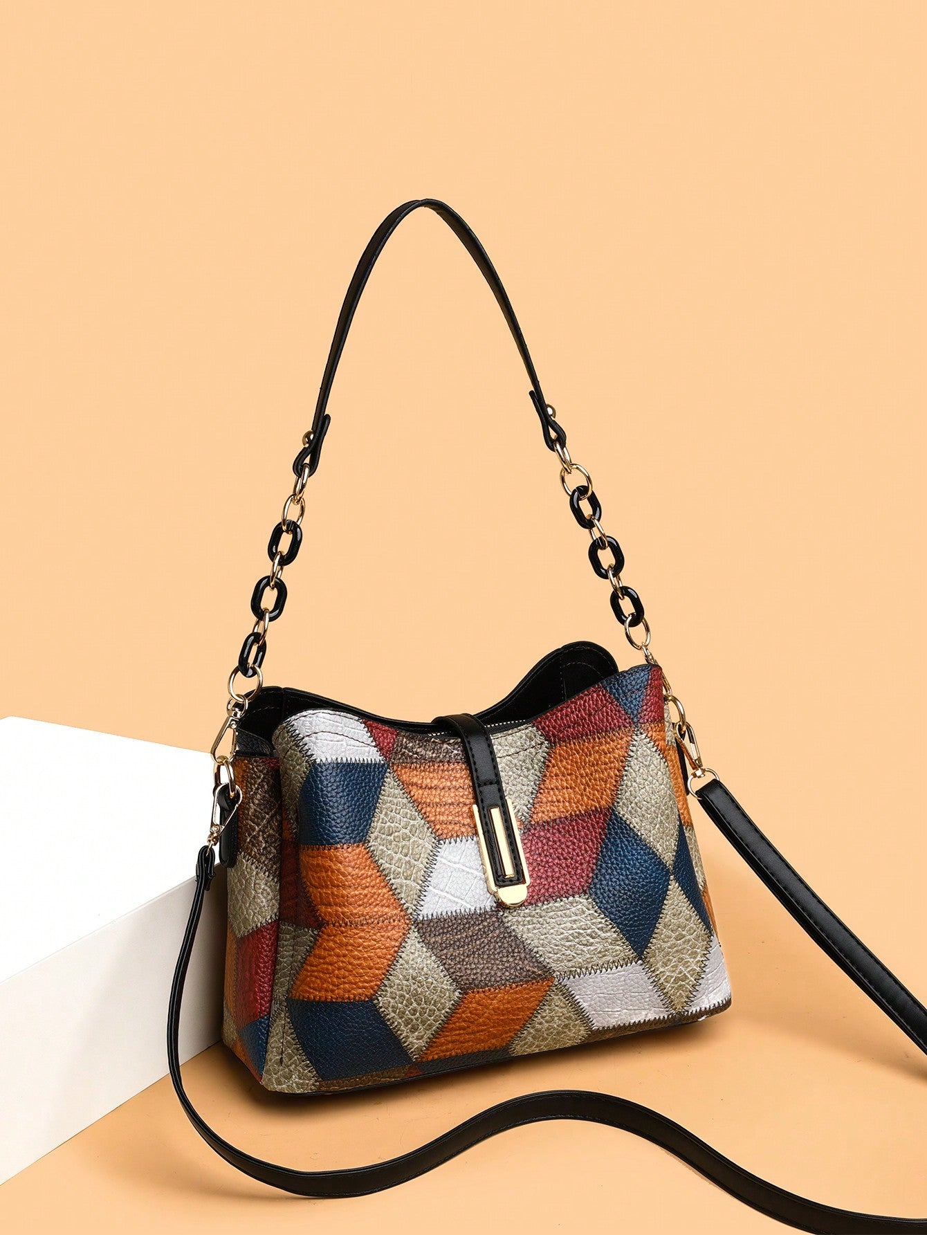 Retro Shoulder Bag Large Capacity Handbag