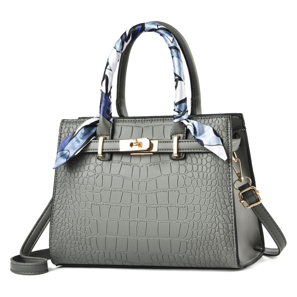Fashion Women's Large Capacity Portable PU Shoulder Bag