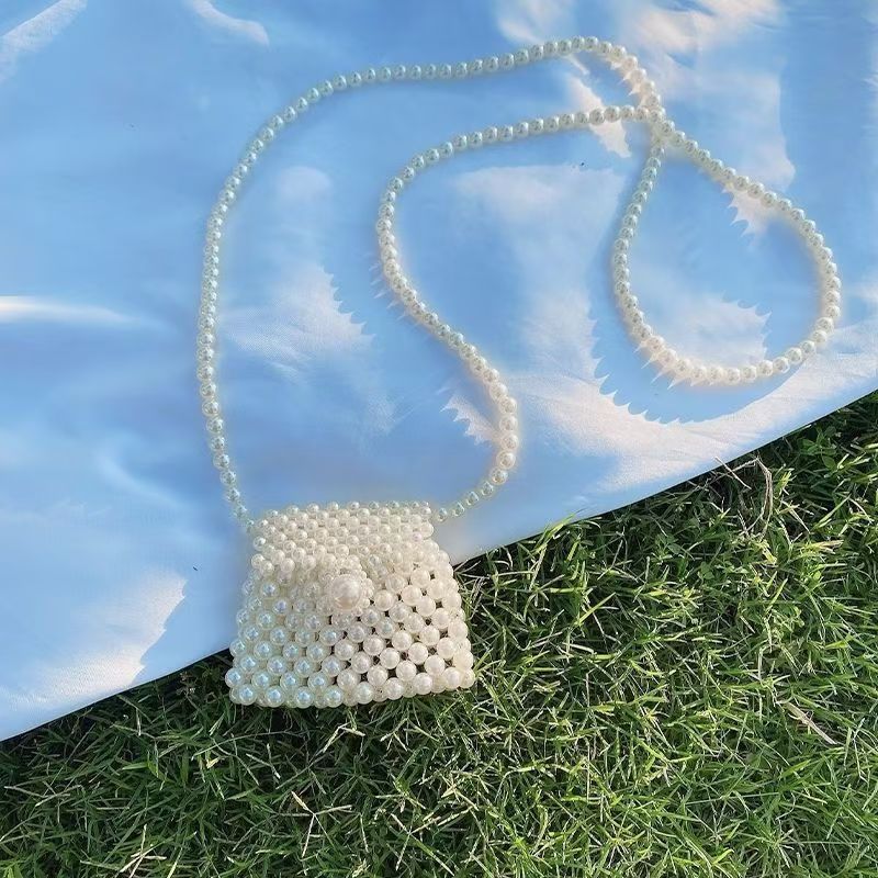 Mini Pearl Crossbody Handbag for Women