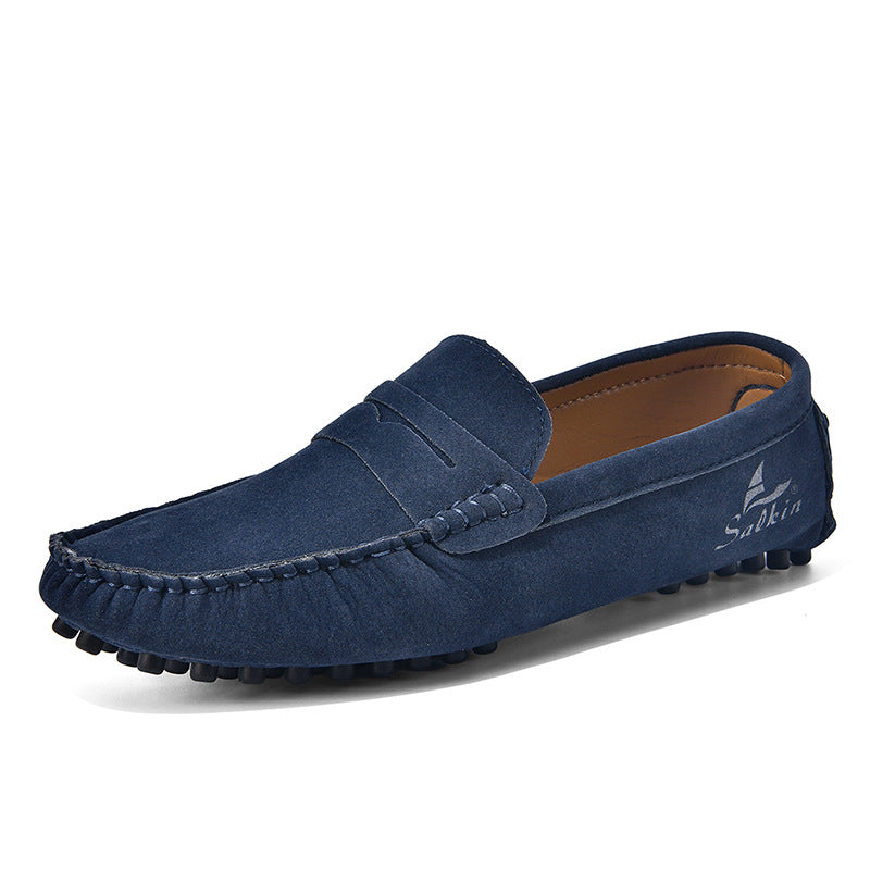 Men's Gommino Slip-On Shoes – All-Matching Colors, Flat Heel, Breathable
