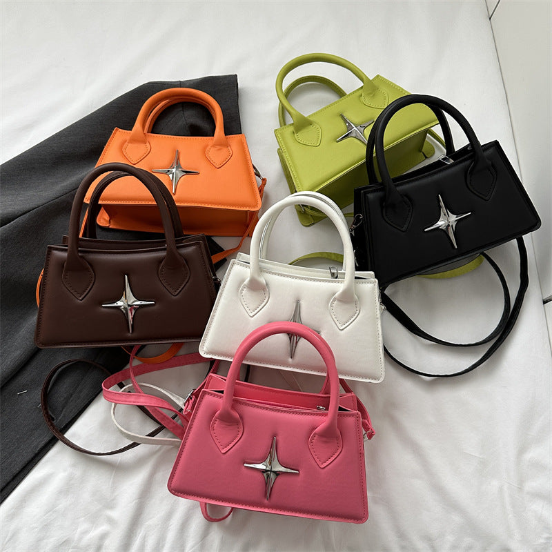 Autumn Simplicity Western Style Small Square Shoulder Crossbody Bag