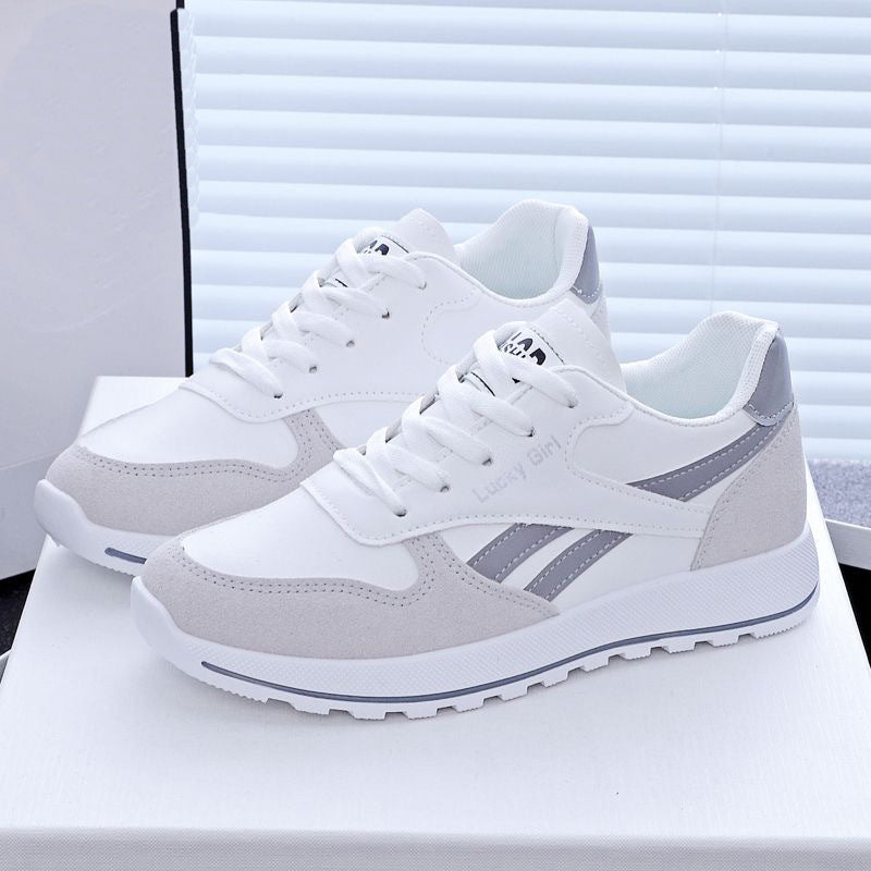 Women’s White Running Sports Shoes Lightweight PU Outsole EVA Midsole