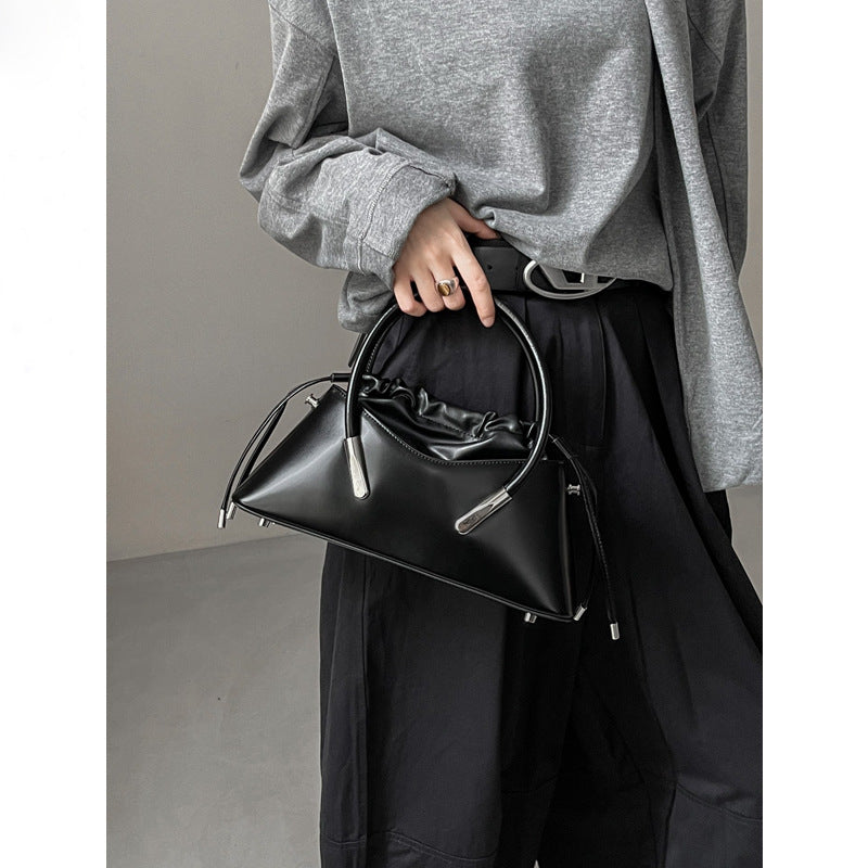 Genuine Leather Women's Portable Crossbody Shoulder Bag 29.5cm