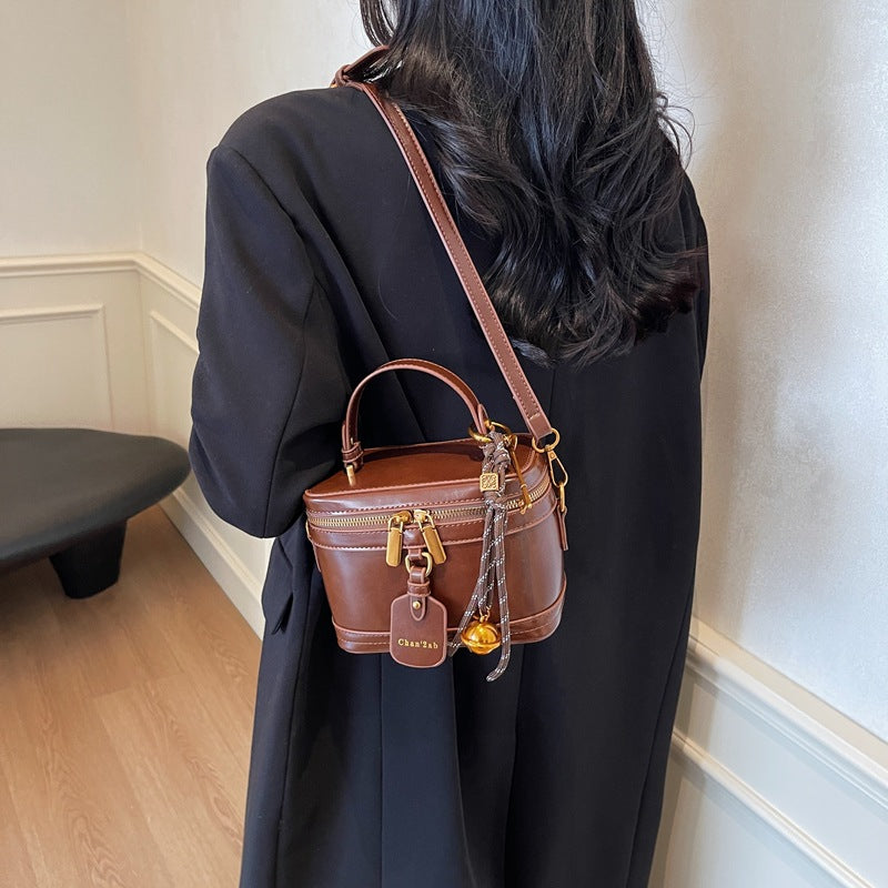 Sac à bandoulière rétro en cuir PU, facile à assortir