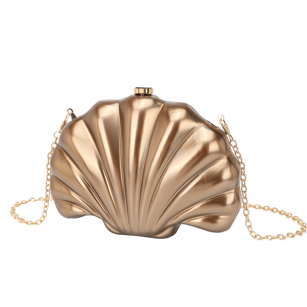 Sac bandoulière Shell en chaîne acrylique multicolore