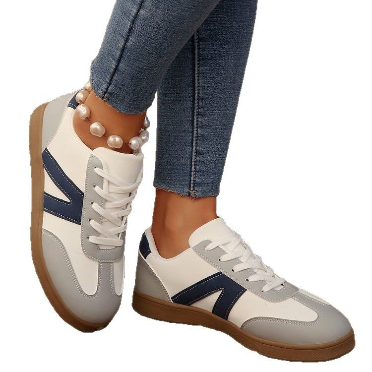 Chaussures d'entraînement basses allemandes bleues pour femmes Pointures 35-43