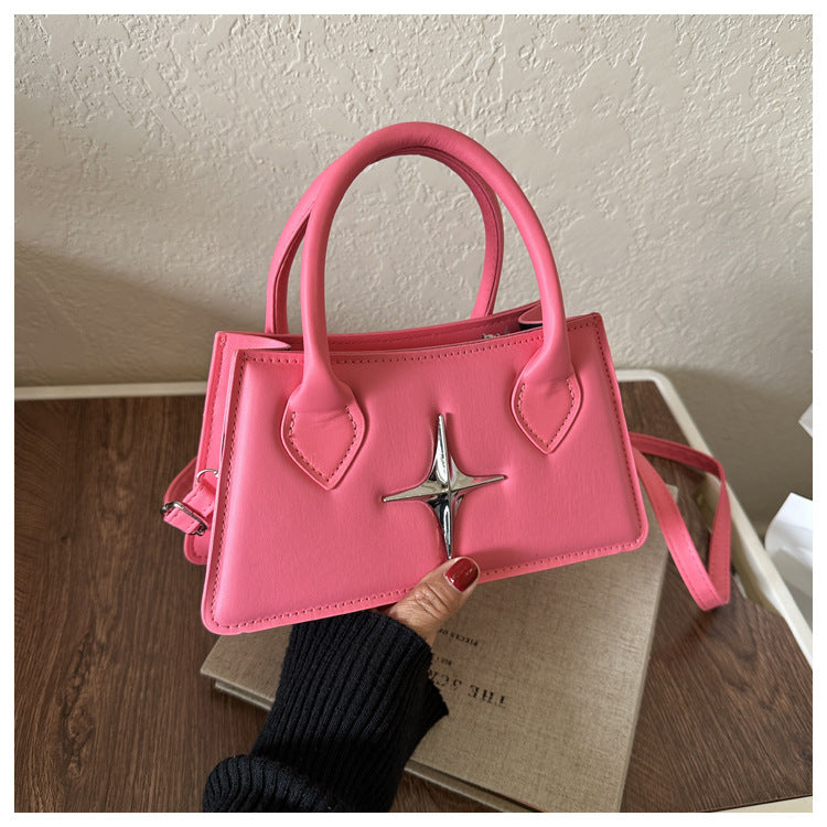 Autumn Simplicity Western Style Small Square Shoulder Crossbody Bag