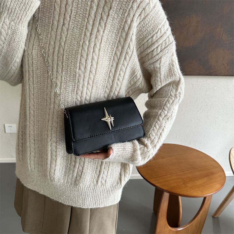 Autumn Simplicity Western Style Small Square Shoulder Crossbody Bag