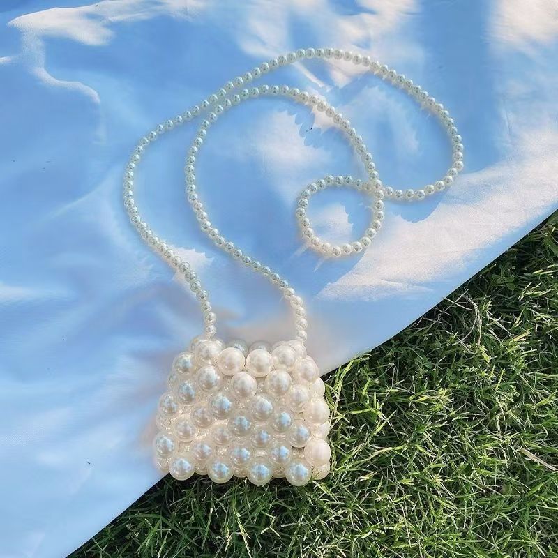 Mini Pearl Crossbody Handbag for Women