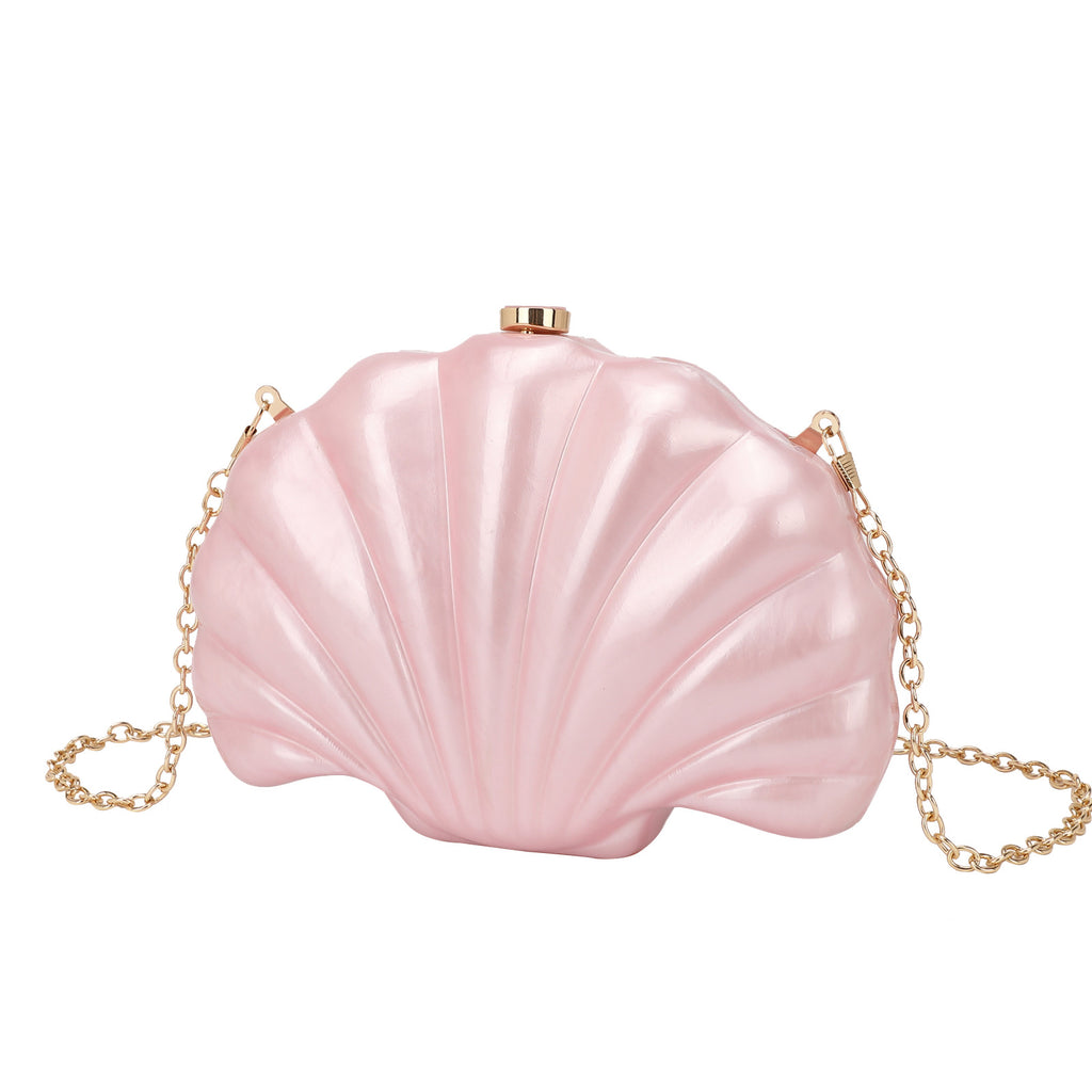Sac bandoulière Shell en chaîne acrylique multicolore