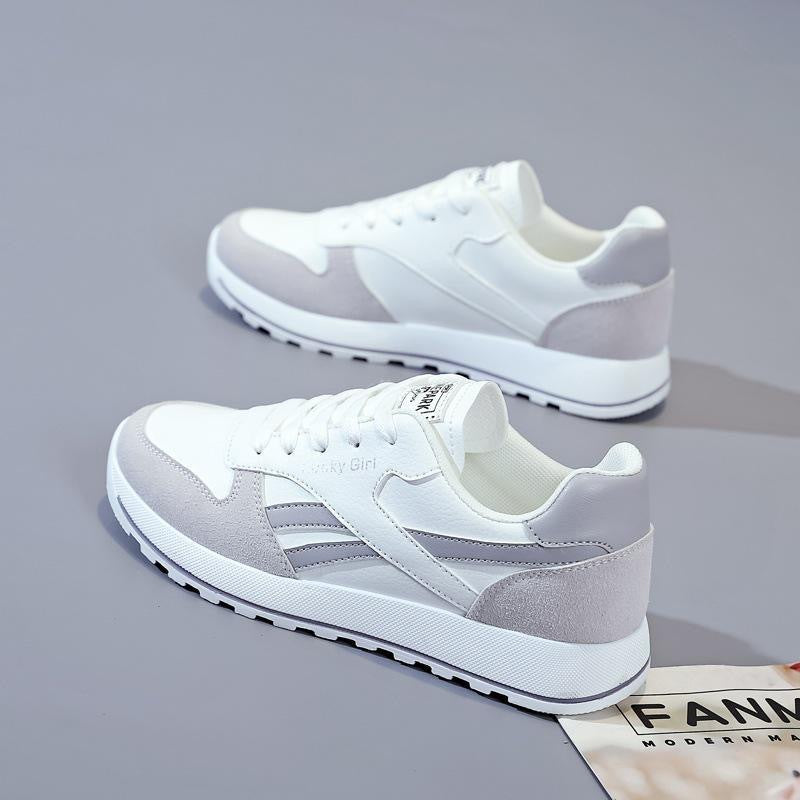 Women’s White Running Sports Shoes Lightweight PU Outsole EVA Midsole