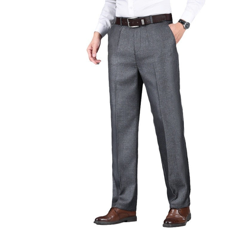 Men's Loose Straight Casual Business Pants