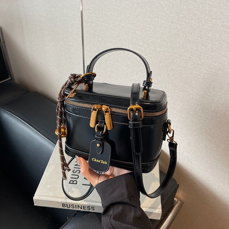 Sac à bandoulière rétro en cuir PU, facile à assortir