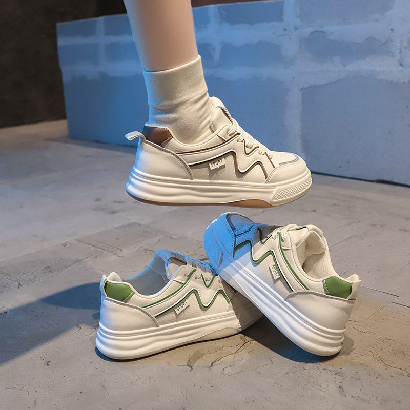 Chaussures de skateboard décontractées à plateforme confortables et respirantes pour femmes