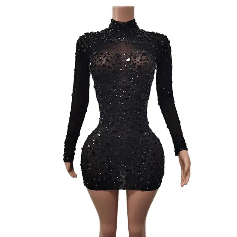 Élégante robe de soirée fourreau blanche ajustée pour tapis rouge