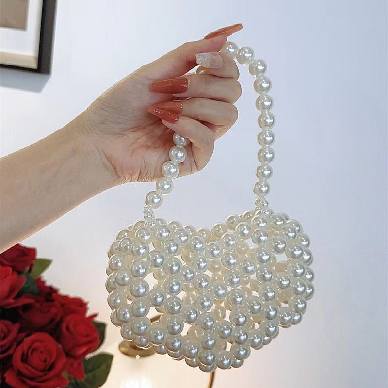 Mini Pearl Crossbody Handbag for Women