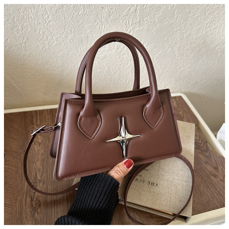 Autumn Simplicity Western Style Small Square Shoulder Crossbody Bag