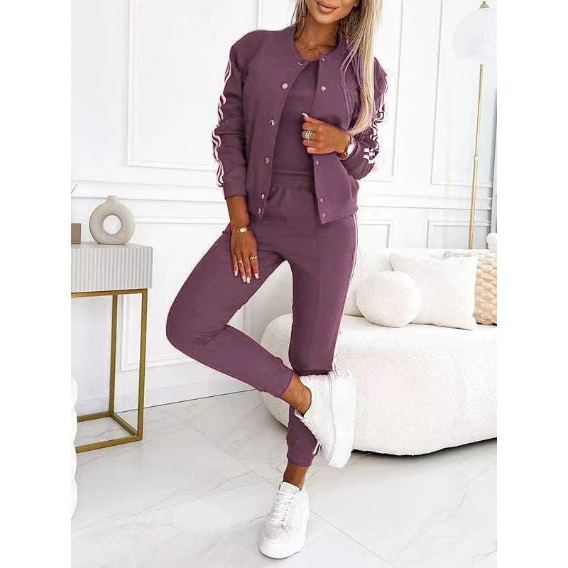 New Fashion Casual Three-piece Suit Women
