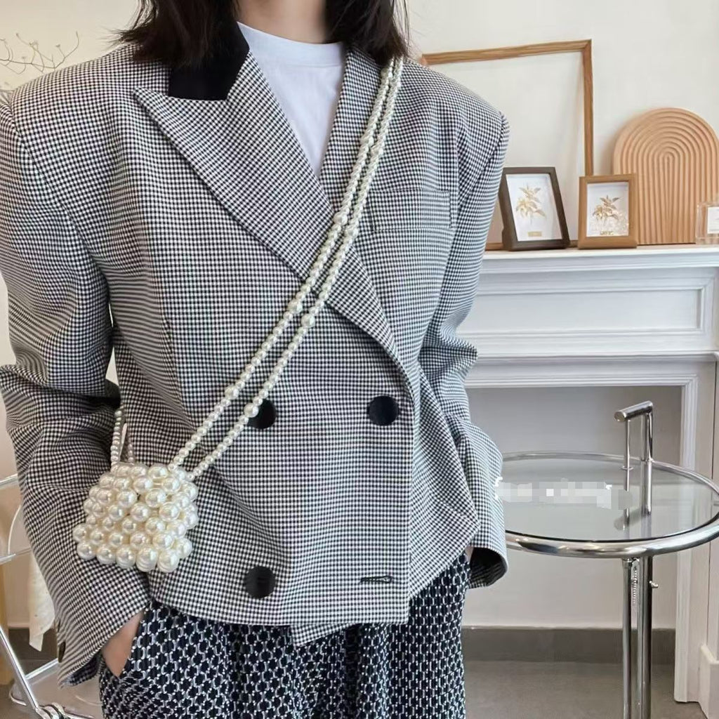 Mini Pearl Crossbody Handbag for Women