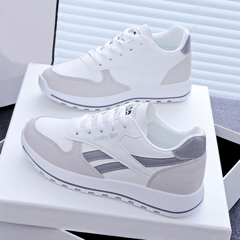 Women’s White Running Sports Shoes Lightweight PU Outsole EVA Midsole