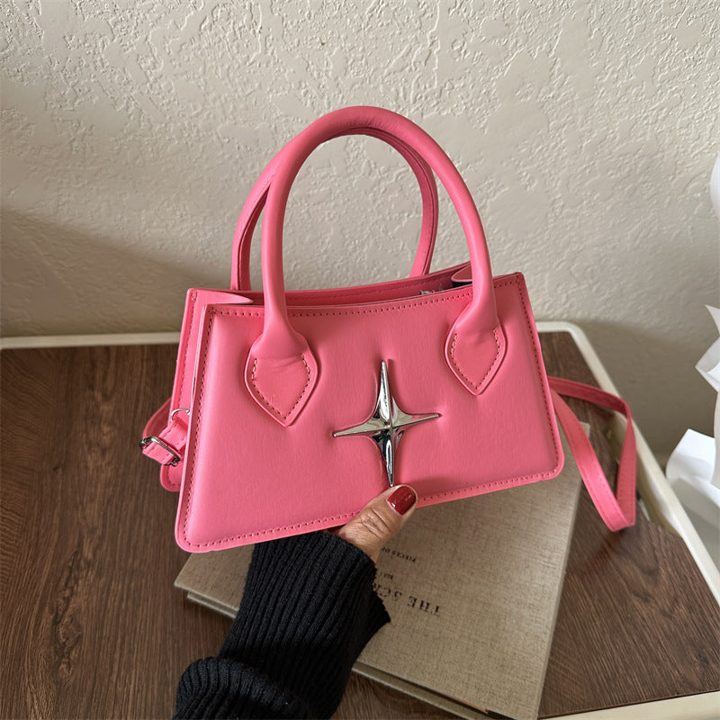 Autumn Simplicity Western Style Small Square Shoulder Crossbody Bag