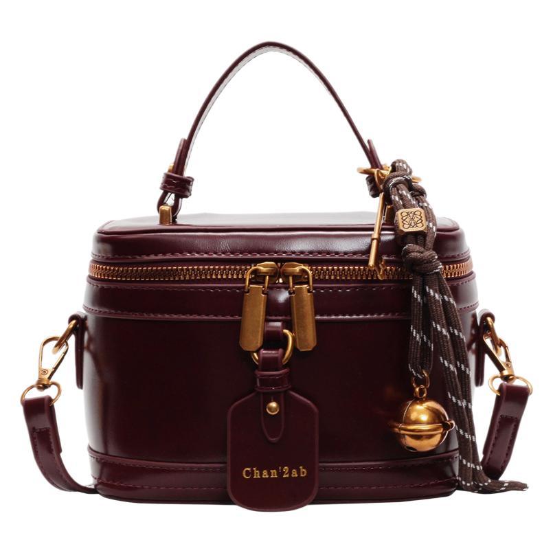 Sac à bandoulière rétro en cuir PU, facile à assortir