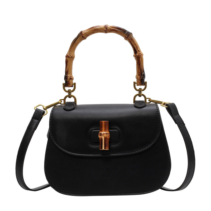 Portable Bamboo Crossbody Shoulder Bag for Women