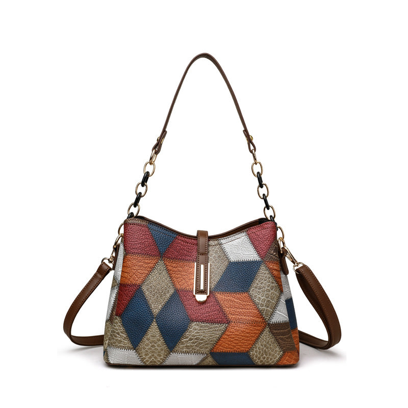 Retro Shoulder Bag Large Capacity Handbag