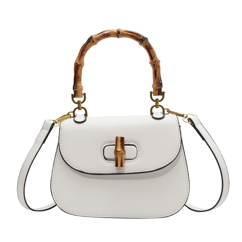 Portable Bamboo Crossbody Shoulder Bag for Women